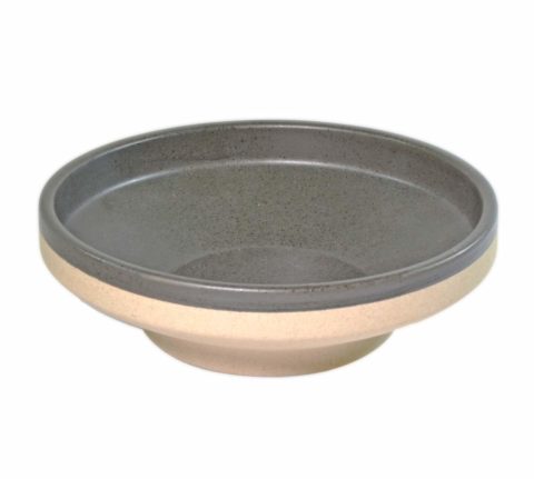 Tablekraft Soho Round Bowl Footed Speckle Black  230mm