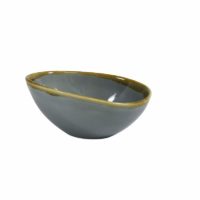 Coast Storm Grey Triangular Bowl 160Mm