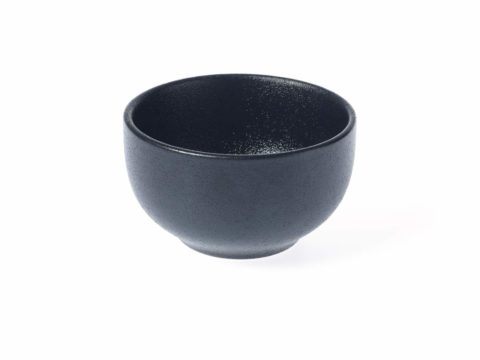 TABLEKRAFT BLACK ROUND BOWL 125x70mm