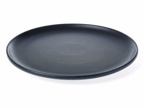 TABLEKRAFT BLACK ROUND COUPE PLATTER 330mm