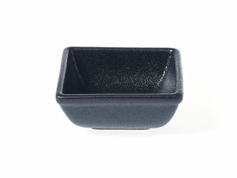 TABLEKRAFT BLACK SQUARE SAUCE DISH 80x80x35mm