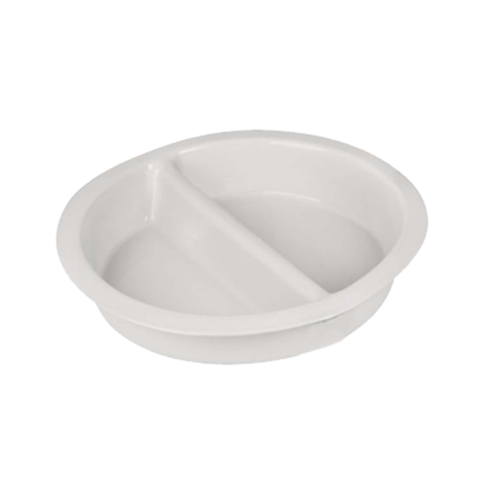 Chef Inox Porcelain Divided Insert ? Round