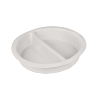 Chef Inox Porcelain Divided Insert ? Round