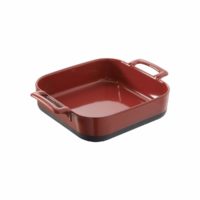 Revol Eclipse Deep Square Red Baking Dish  2.4Lt (Bce1524)