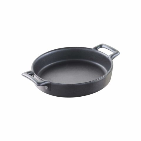 Revol Belle Cuisine Charcoal Creme Brulee Dish (Oval)  145X130Mm