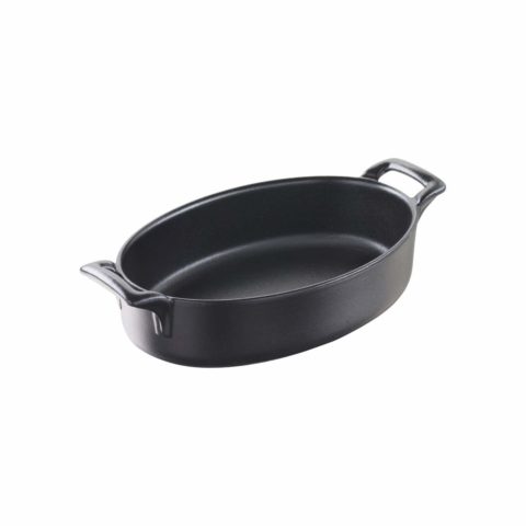 Revol Belle Cuisine Charcoal Oval Baking Dish  180Mm