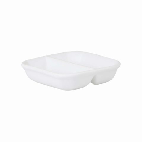 Chelsea 2-Compartment Sauce/Spice Dish (4008)  90Mm