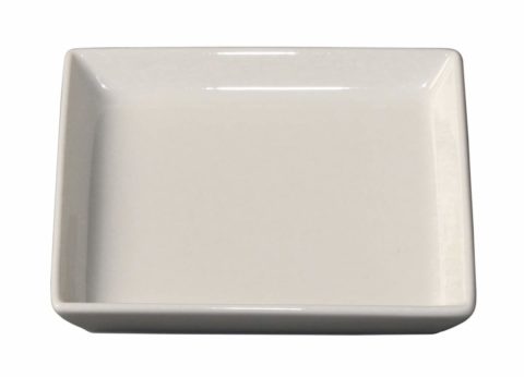 Royal Porcelain White Album Square Plate  100x100x15mm