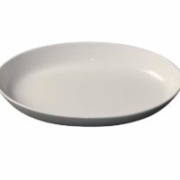 Royal Porcelain White Album Oval Plate  285x180x40mm