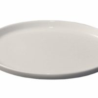 Royal Porcelain White Album Oval Plate Stackable  Middle  190x120x15mm