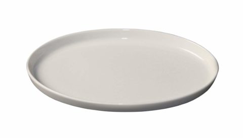 Royal Porcelain White Album Oval Plate Stackable  Middle  190x120x15mm