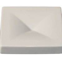 Royal Porcelain White Album Square Dimpled Plate  100x100x15mm