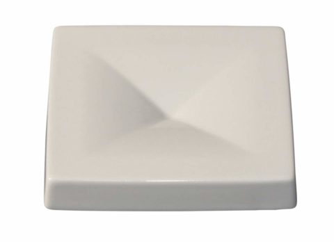 Royal Porcelain White Album Square Dimpled Plate  100x100x15mm