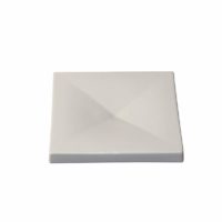 Royal Porcelain White Album Square Dimpled Plate  160x160x15mm