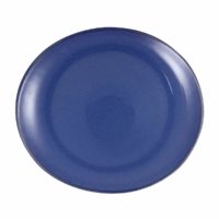 Artistica Oval Plate-210X190Mm Reactive Blue