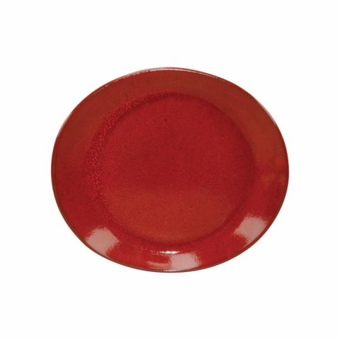 Artistica Oval Plate-210X190Mm Reactive Red