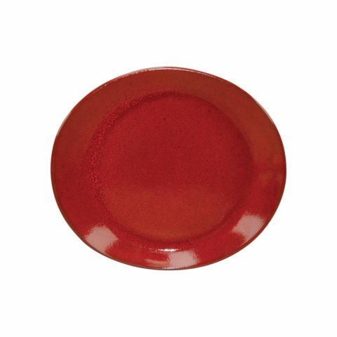 Artistica Oval Plate-250X220Mm Reactive Red