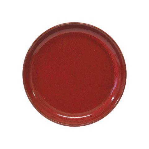 Artistica by Tablekraft Round Plate Reactive Red 190Mm