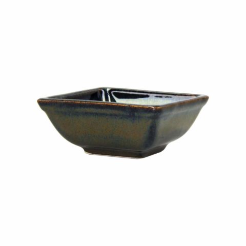 Artistica Square Sauce Dish 80X80X35Mm Reactive Brown