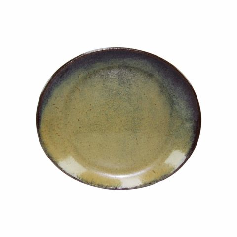 Artistica Oval Plate-295X250Mm Reactive Brown