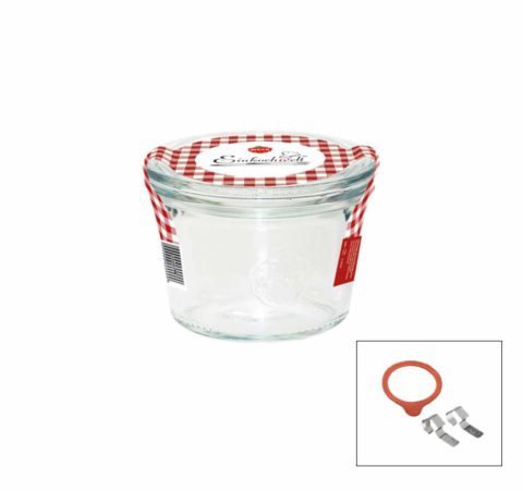 Complete Weck Glass Jars W/Lid/Seal 80Ml 60X55Mm (080)