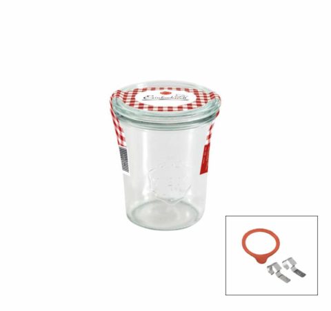 Complete Weck Glass Jars W/Lid/Seal 160Ml 60X80Mm (760)