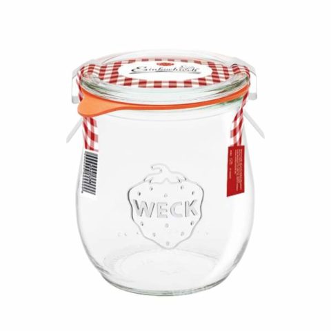 Complete Weck Glass Jars W/Lid/Seal 220Ml 70X80Mm (762)