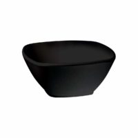 APS Square Dish-175X175X70Mm Black Melamine ?Zen?