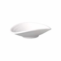 APS Oval Bowl- 130X110X30Mm White Melamine ?Zen?