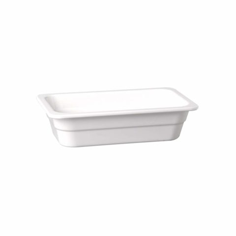 APS Gastronorm Pan-Melamine White 1/3 Size 65Mm