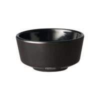 APS Salad Bowl- Round 205X100Mm2Lt Black Melamine ?Float?