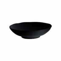 APS Salad Bowl- Round 310X85Mm Black Melamine ?Zen?