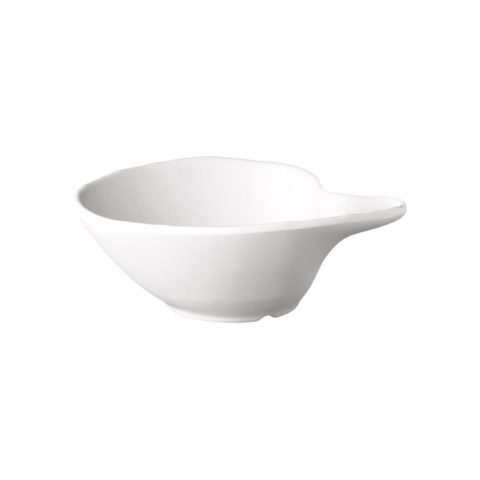 APS Condiment Bowl W/Lip 145X125X50Mm White Melamine ?Zen?