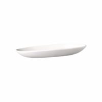 APS Oval Platter -325X140X40Mm White Melamine ?Zen?