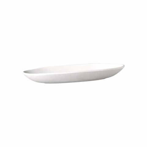 APS Oval Platter -325X140X40Mm White Melamine ?Zen?