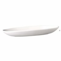 APS Oval Platter -325X140X40Mm Black Melamine ?Zen?