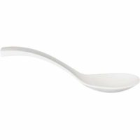 APS Serving Spoon 240Mm Whitecurved Handle  Melamine