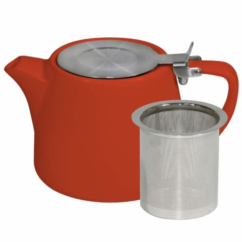 Brew-Saffron Stackable Teapot 500Ml W/Ss Infuser & Lid