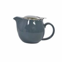 Brew-Steel Blue Infusion Teapot S/S Lid/Infuser- 350Ml