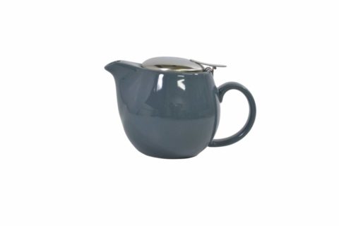 Brew-Steel Blue Infusion Teapot S/S Lid/Infuser- 350Ml