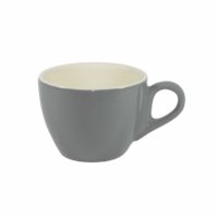 Brew-French Grey/White Large Flat White  Cup 220Ml