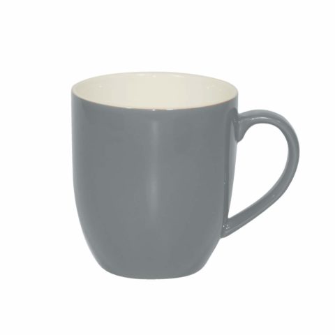 Brew-French Grey/White Mug 380Ml