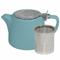 Brew-Maya Blue Stackable Teapot 500Ml Ss Infuser/Lid