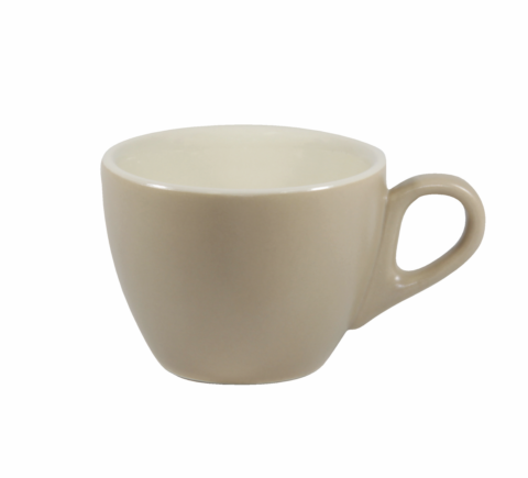 Brew-Harvest/White Matt Large Flat White  Cup 220Ml