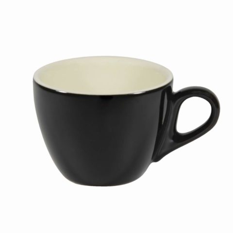 Brew-Onyx/White Large Flat White  Cup 220Ml