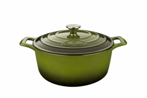 La Cuisine Pro Series Round Deep Casserole Green 280mm 6.0lt