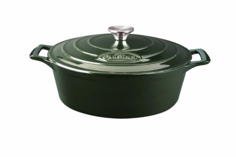 La Cuisine Pro Series Round Deep Casserole Huntingwood Green 280mm 6.0lt