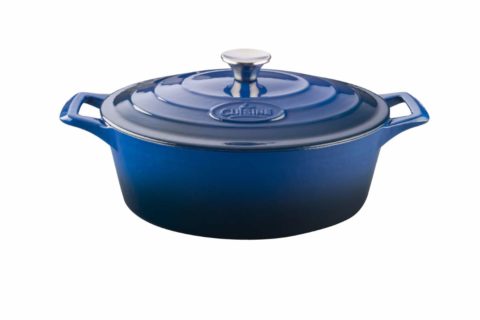 La Cuisine Pro Series Oval Deep Casserole Sapphire 300mm 4.75lt