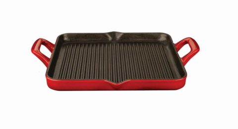 La Cuisine Pro Series Grill Pan 2 Handle ? 290mm x 260mm ? Red