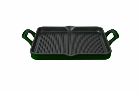 La Cuisine Pro Series Grill Pan 2 Handle ? 290mm x 260mm ? Huntingwood Green